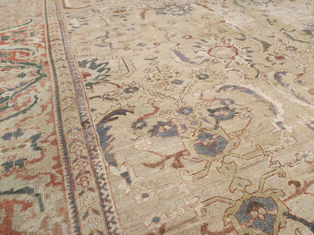 Antique Persian Mahal Carpet, No.15487 - Gsblank