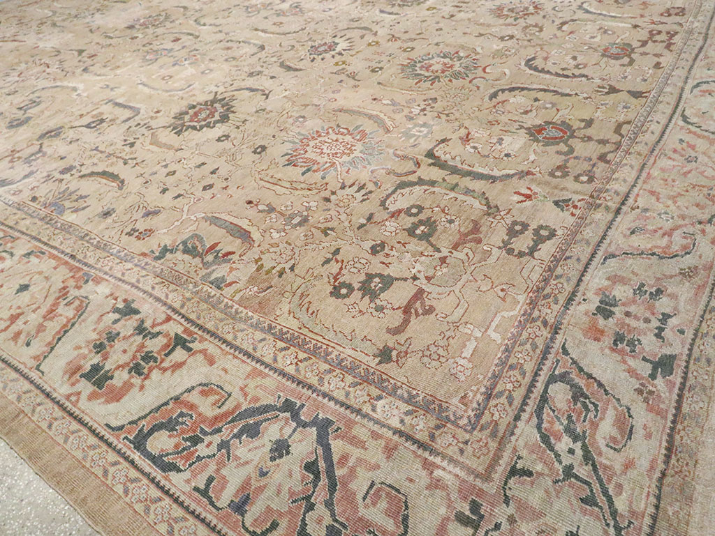 Antique Persian Mahal Carpet, No.15487 - Gsblank