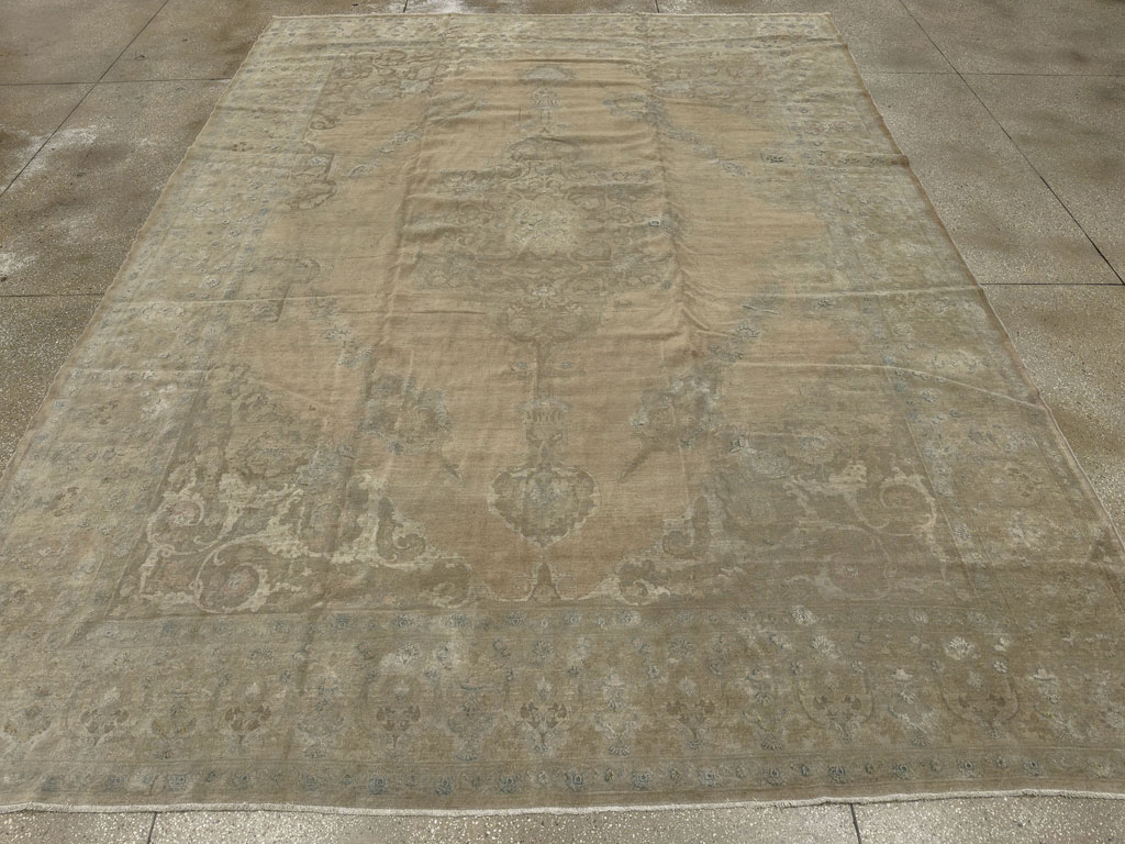 Antique Persian Tabriz Hagi Jalili Carpet, No.15494 - Gsblank