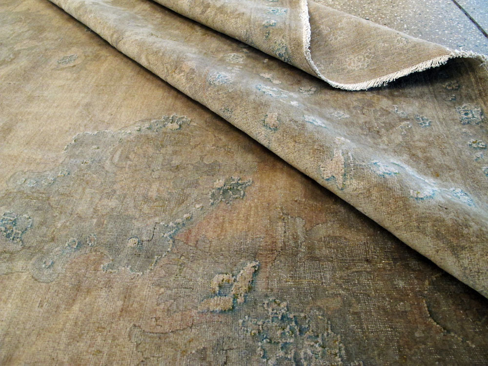 Antique Persian Tabriz Hagi Jalili Carpet, No.15494 - Gsblank