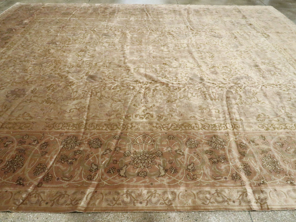 Antique Indian Lahore Carpet, No.15496 - Gsblank