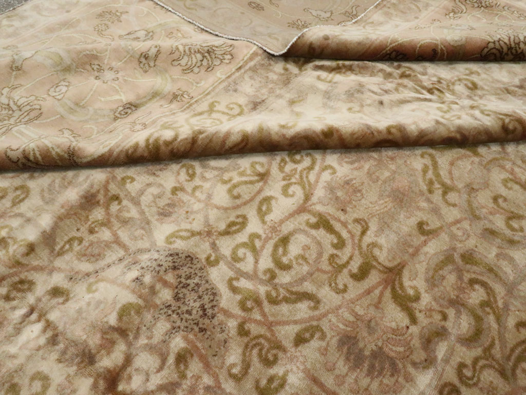 Antique Indian Lahore Carpet, No.15496 - Gsblank