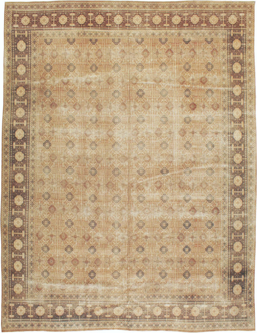 Vintage Persian Tabriz Carpet, No.15499 - Gsblank