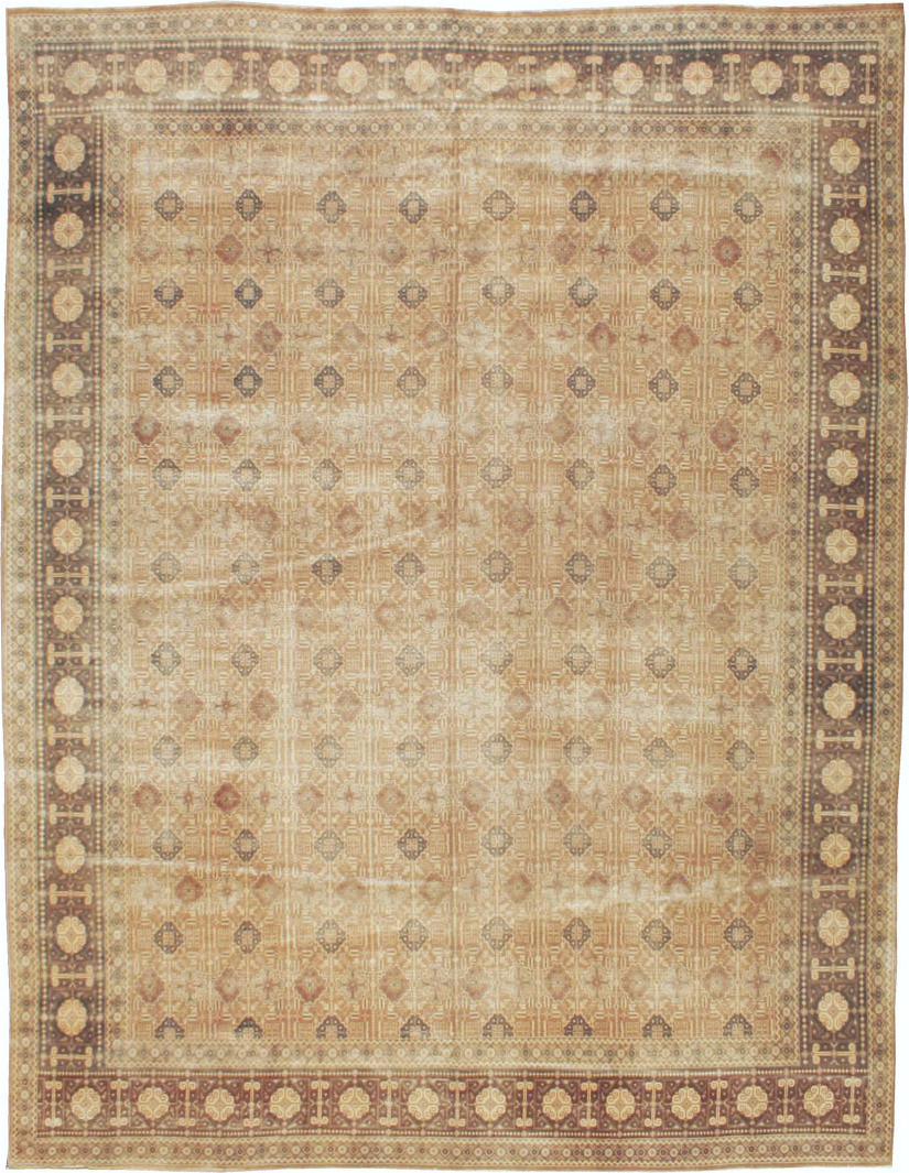 Vintage Persian Tabriz Carpet, No.15499 - Gsblank