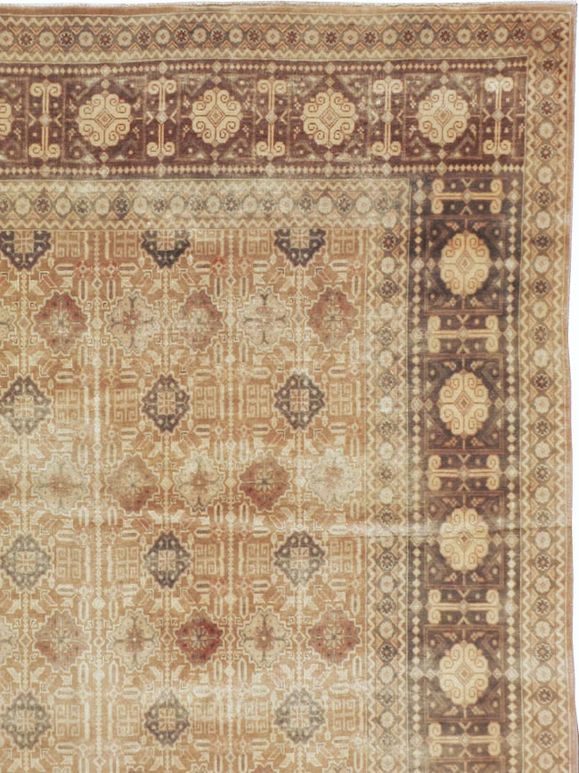 Vintage Persian Tabriz Carpet, No.15499 - Gsblank