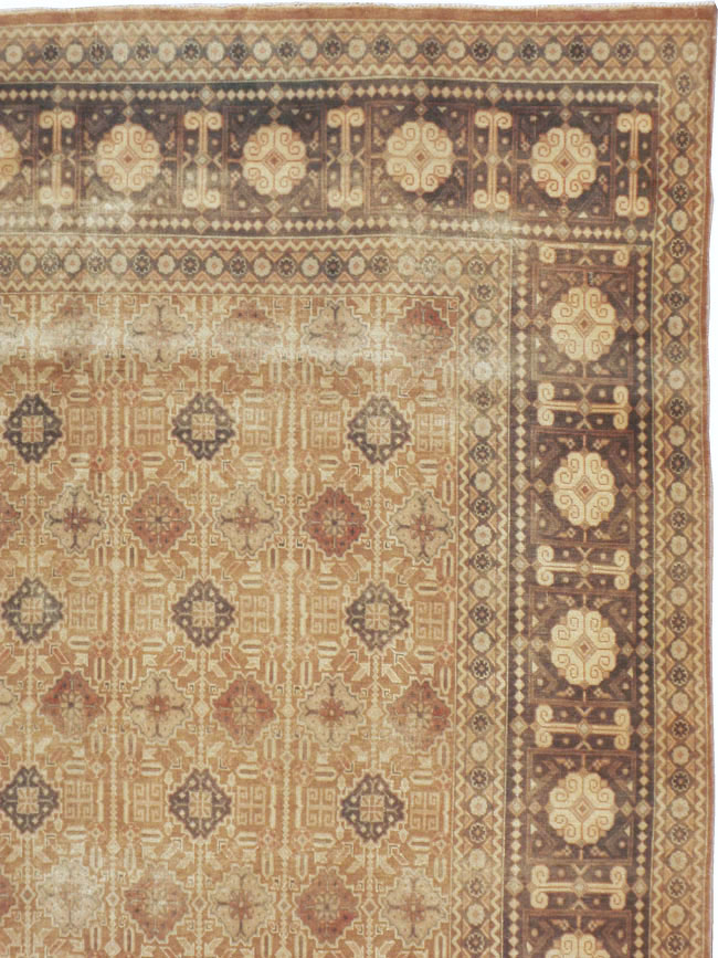Vintage Persian Tabriz Carpet, No.15499 - Gsblank