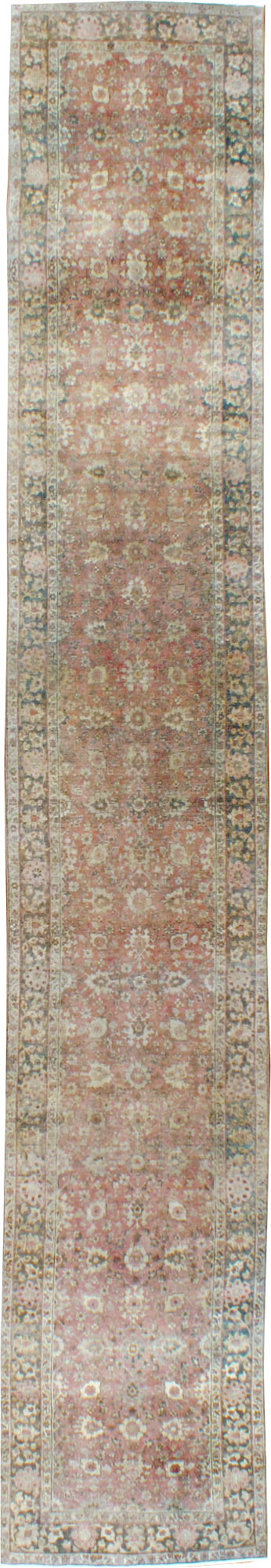 Vintage Persian Tabriz Runner, No.15501 - Gsblank