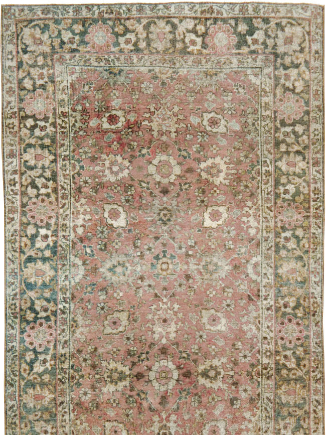 Vintage Persian Tabriz Runner, No.15501 - Gsblank