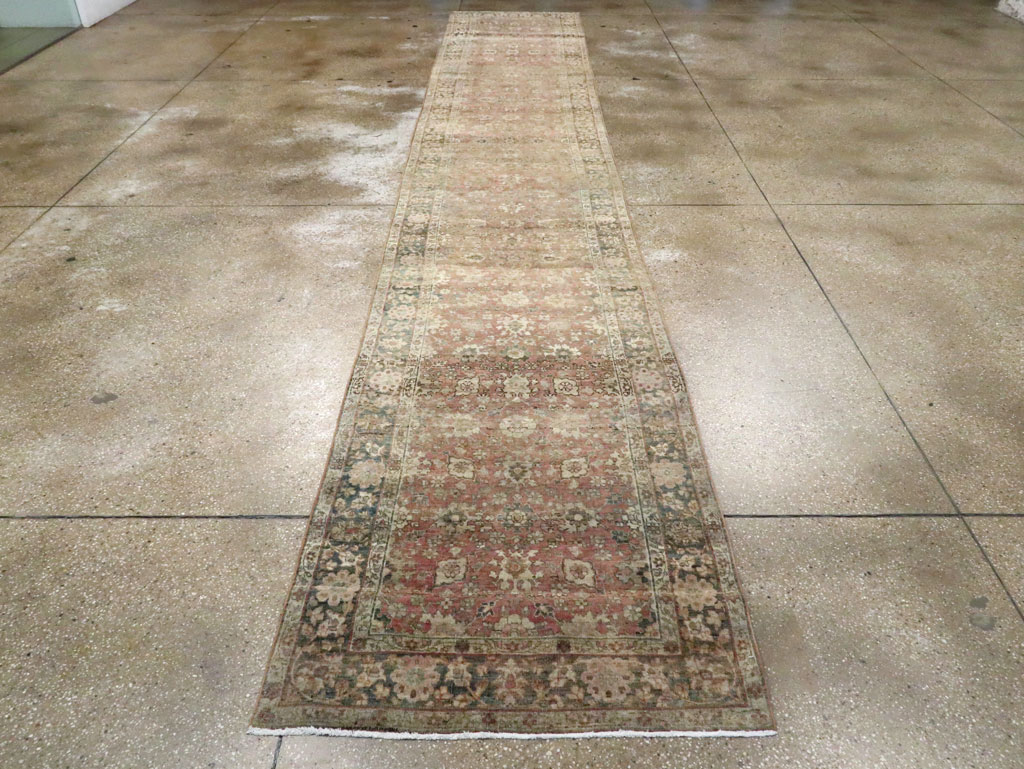 Vintage Persian Tabriz Runner, No.15501 - Gsblank