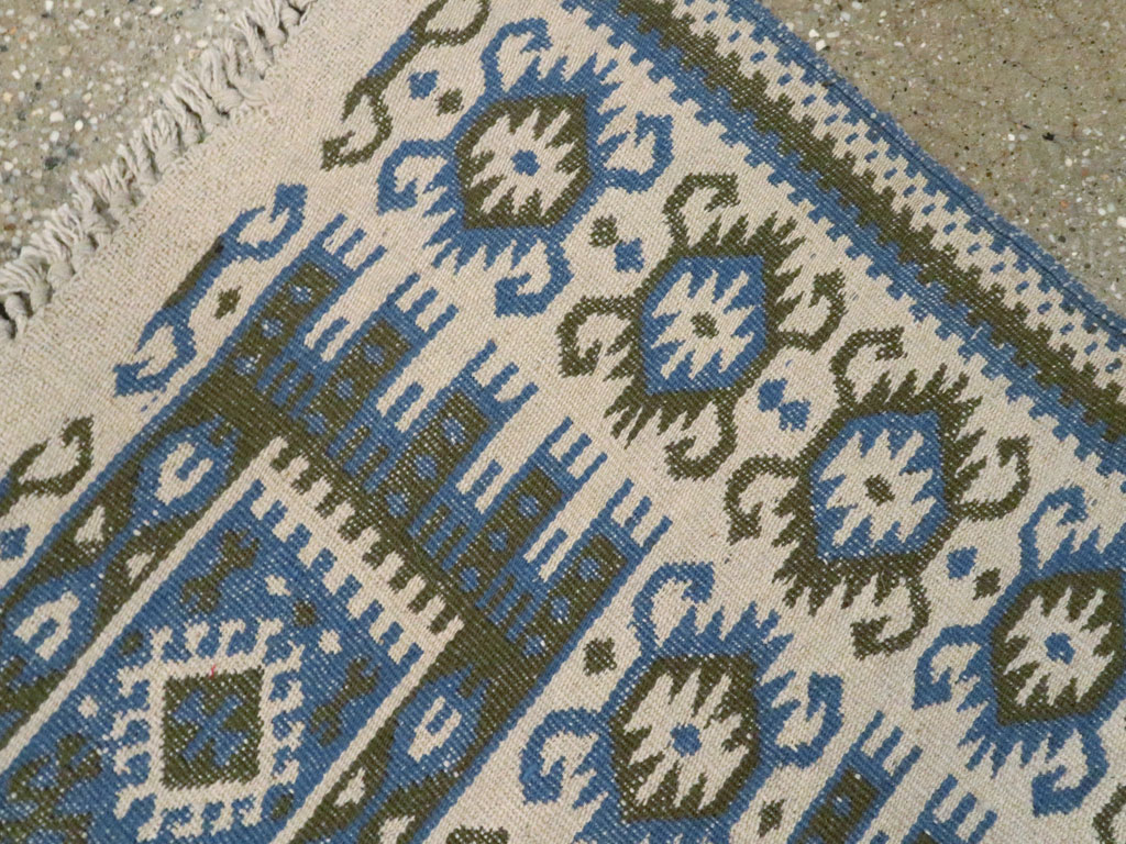 Vintage Swedish Flatweave Kilim Rug, No.15507 - Gsblank