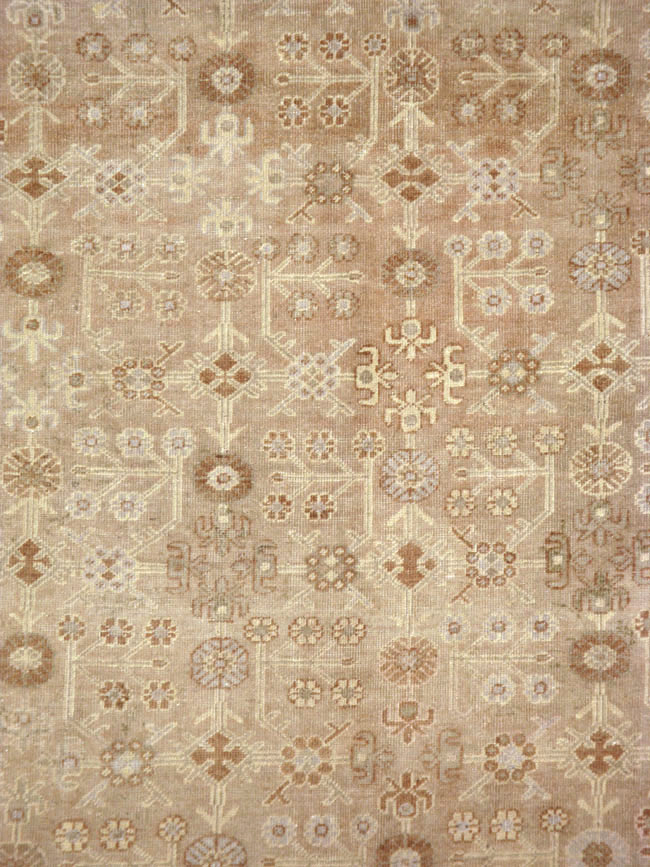 Antique East Turkestan Khotan Gallery Carpet, No.15512 - Gsblank