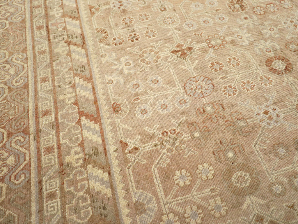 Antique East Turkestan Khotan Gallery Carpet, No.15512 - Gsblank