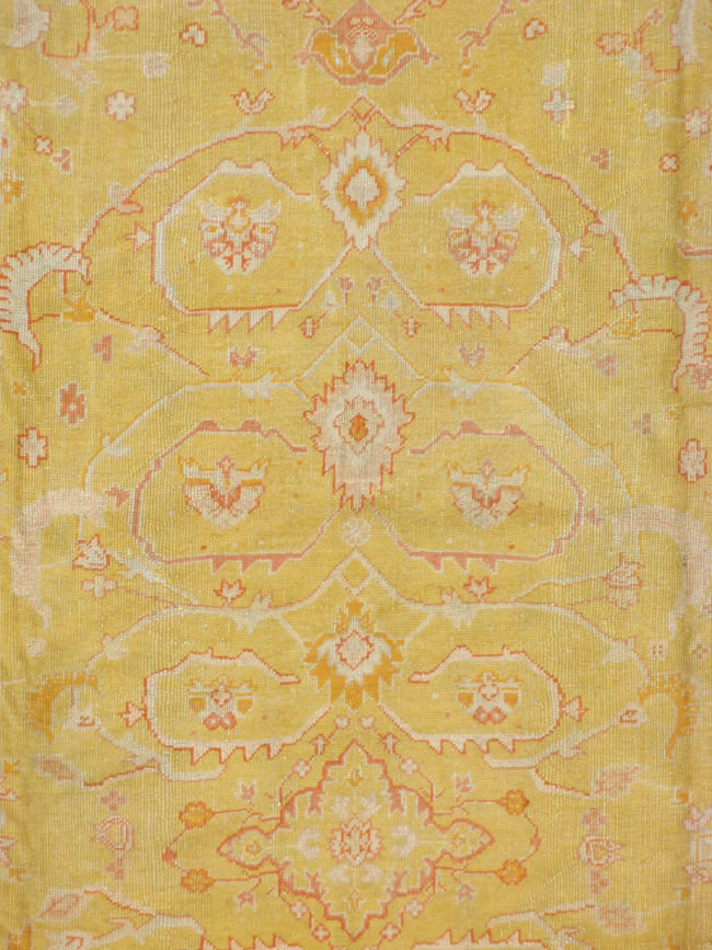 Antique Turkish Oushak Carpet, No.15526 - Gsblank