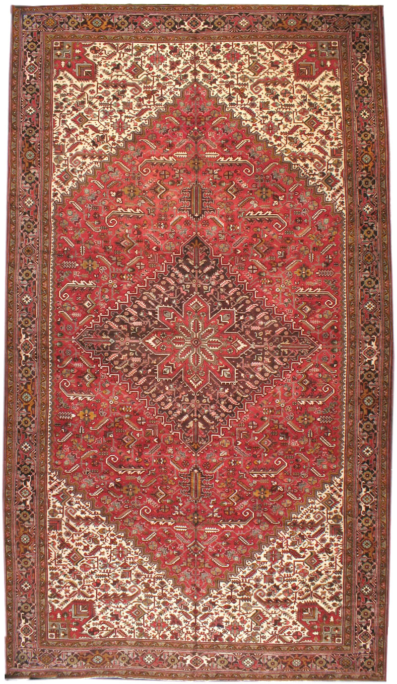 Vintage Persian Heriz Carpet, No.15530 - Gsblank