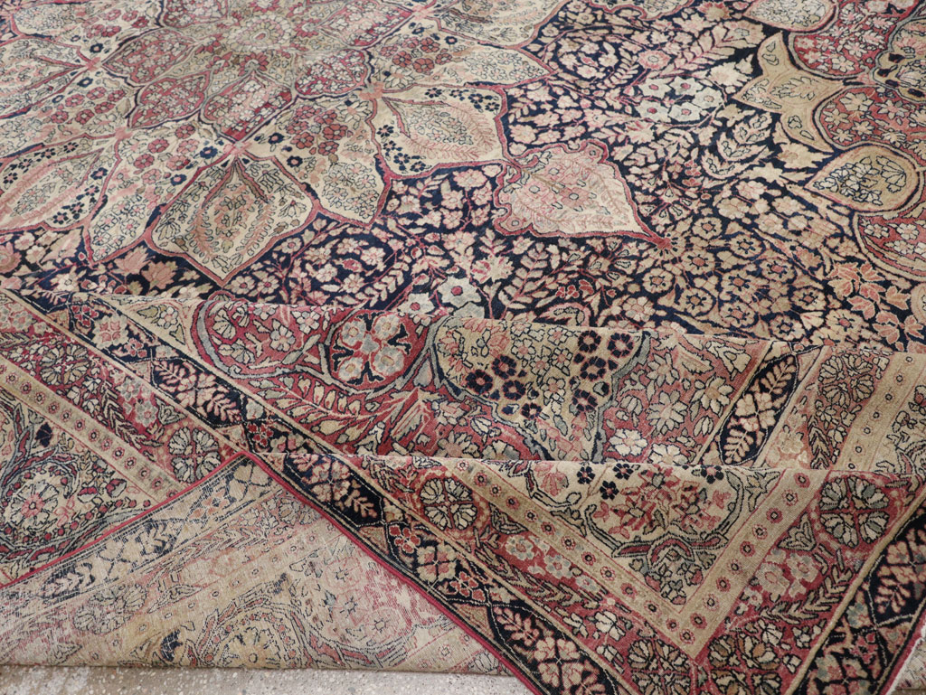 Antique Persian Lavar Kerman Carpet, No.15532 - Gsblank