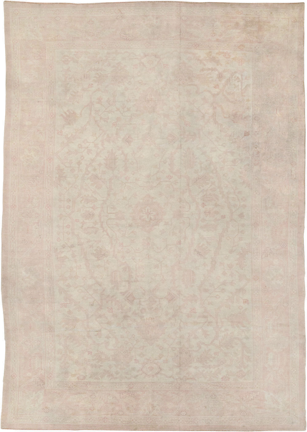 Vintage Turkish Oushak Room Size Carpet, No.15537 - Gsblank