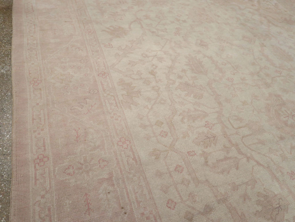 Vintage Turkish Oushak Room Size Carpet, No.15537 - Gsblank
