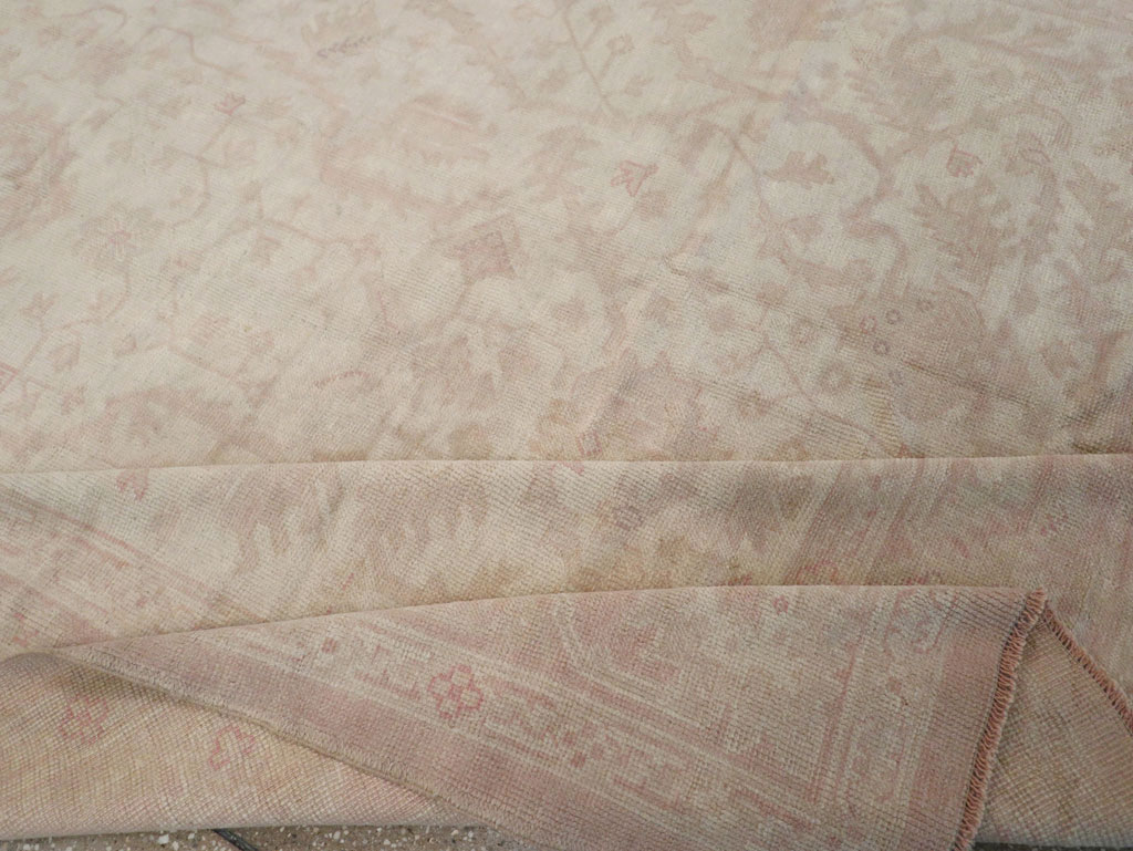 Vintage Turkish Oushak Room Size Carpet, No.15537 - Gsblank
