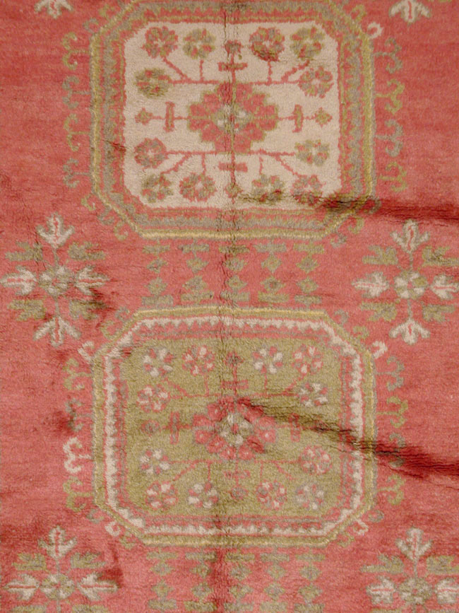 Antique Turkish Oushak Carpet, No.15555 - Gsblank