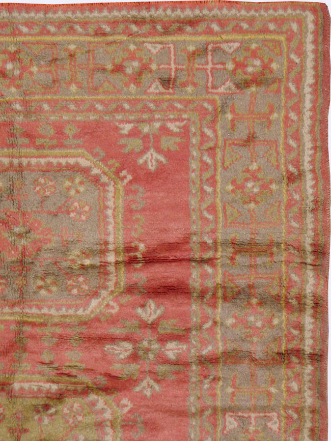 Antique Turkish Oushak Carpet, No.15555 - Gsblank