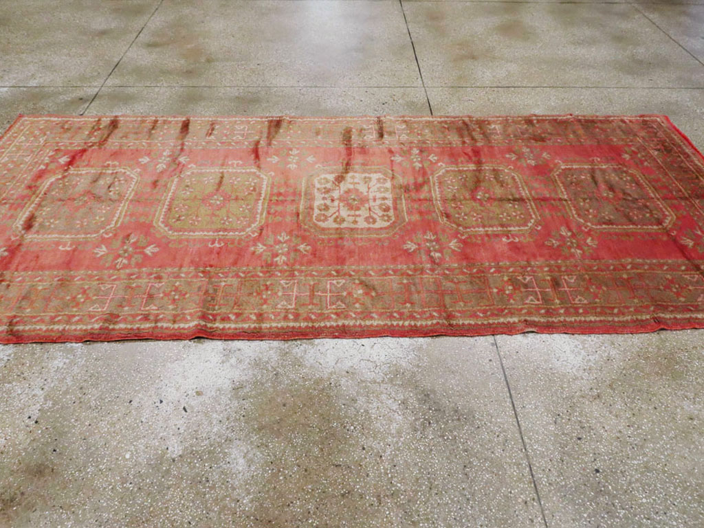 Antique Turkish Oushak Carpet, No.15555 - Gsblank