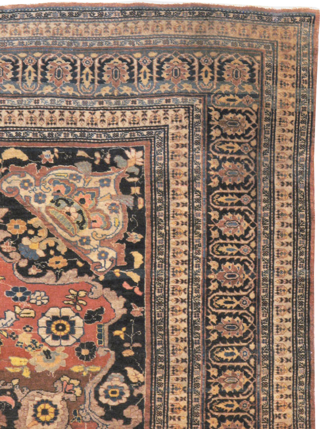 Antique Persian Tabriz Haji Jalili Rug, No.15602 - Gsblank