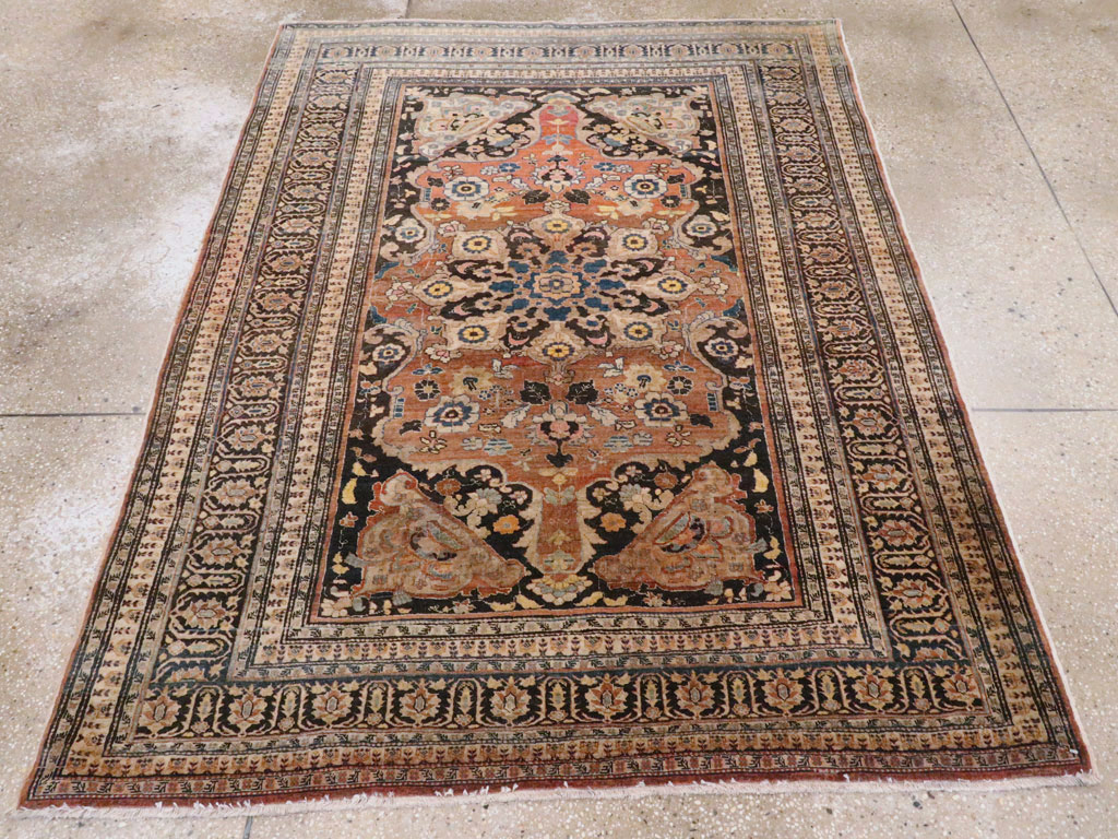 Antique Persian Tabriz Haji Jalili Rug, No.15602 - Gsblank