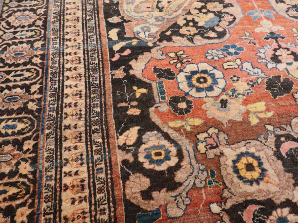 Antique Persian Tabriz Haji Jalili Rug, No.15602 - Gsblank