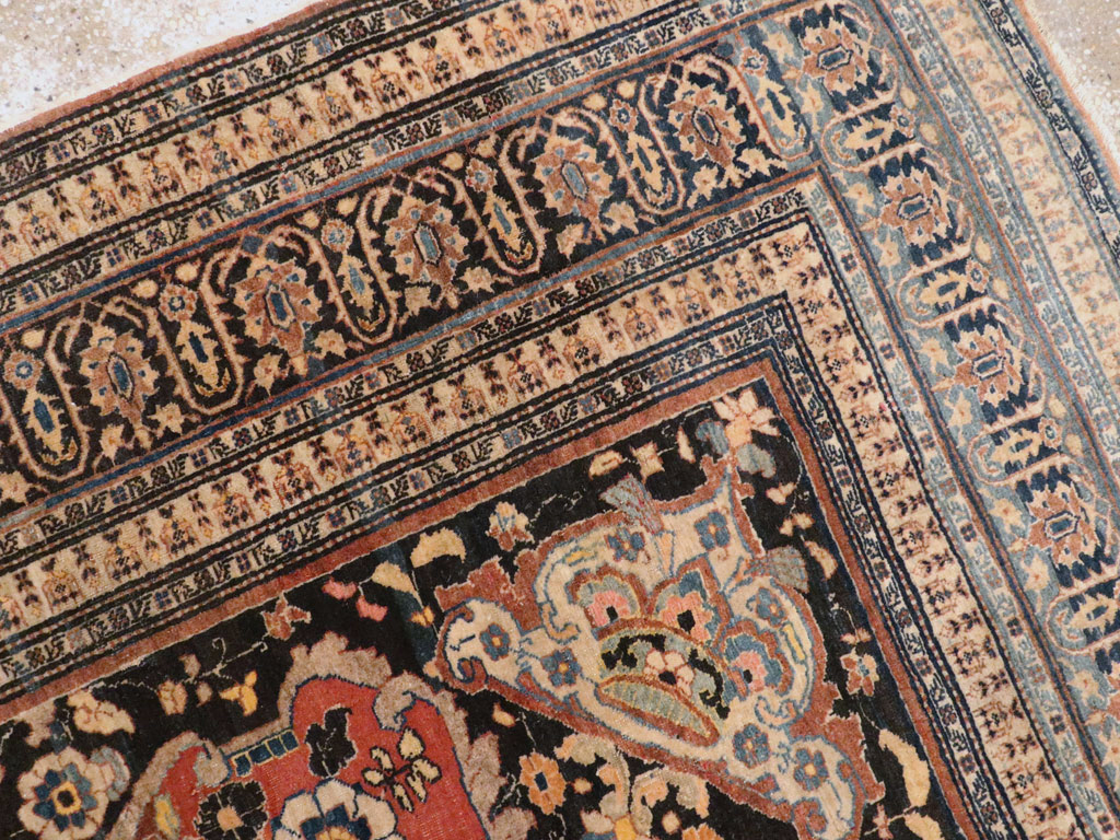 Antique Persian Tabriz Haji Jalili Rug, No.15602 - Gsblank