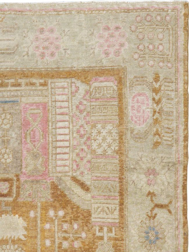 Antique East Turkestan Khotan Rug, No.15603 - Gsblank