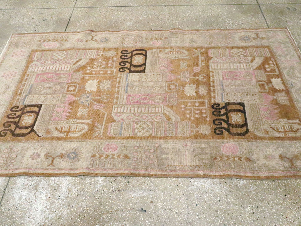 Antique East Turkestan Khotan Rug, No.15603 - Gsblank