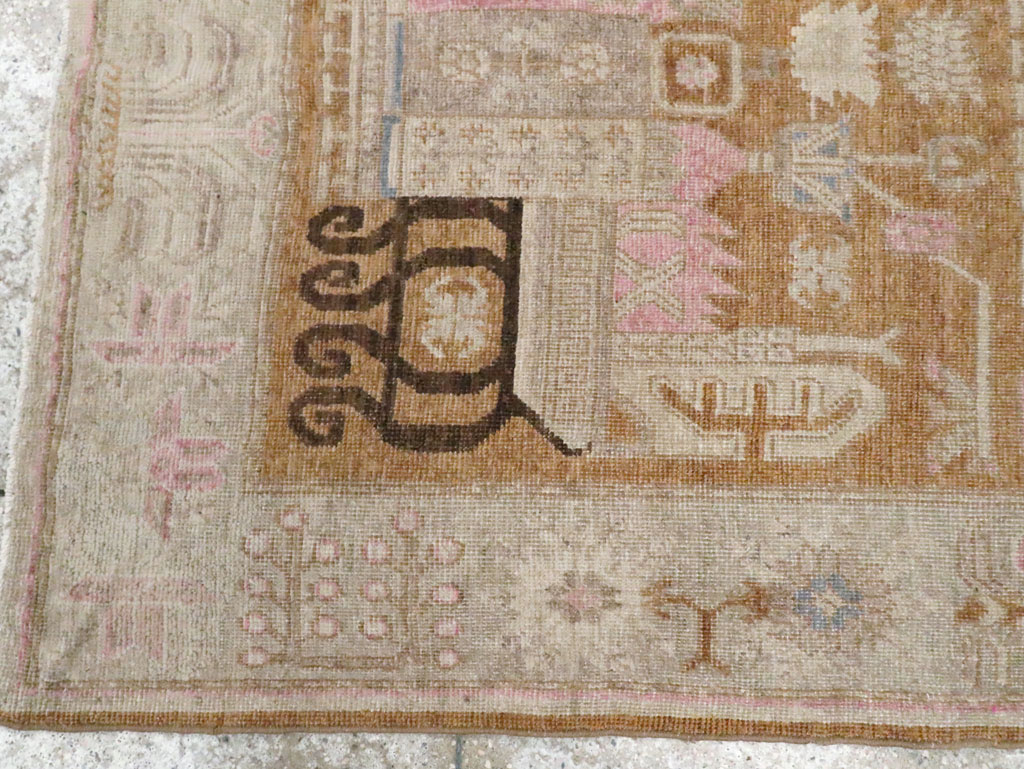 Antique East Turkestan Khotan Rug, No.15603 - Gsblank