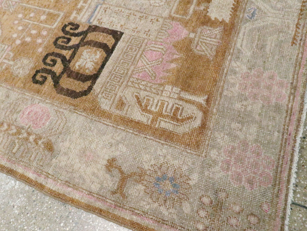 Antique East Turkestan Khotan Rug, No.15603 - Gsblank