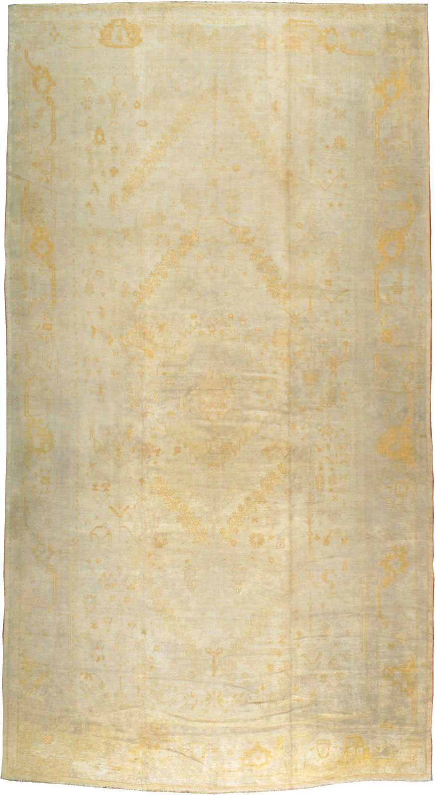 Antique Turkish Oushak Oversize Carpet, No.15605 - Gsblank