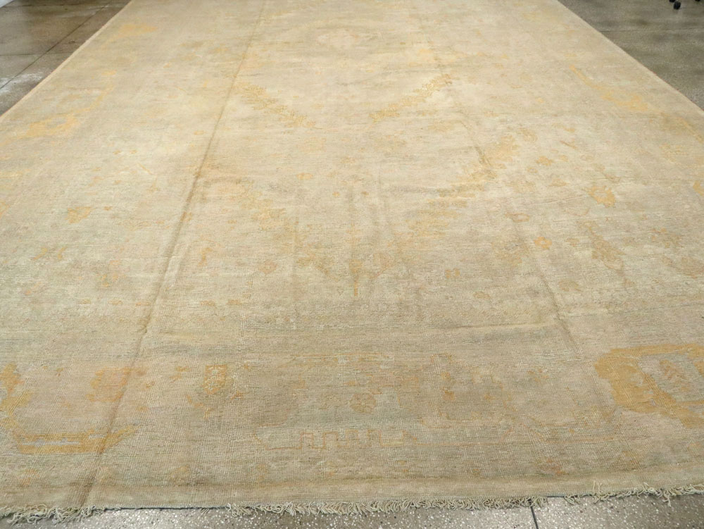 Antique Turkish Oushak Oversize Carpet, No.15605 - Gsblank