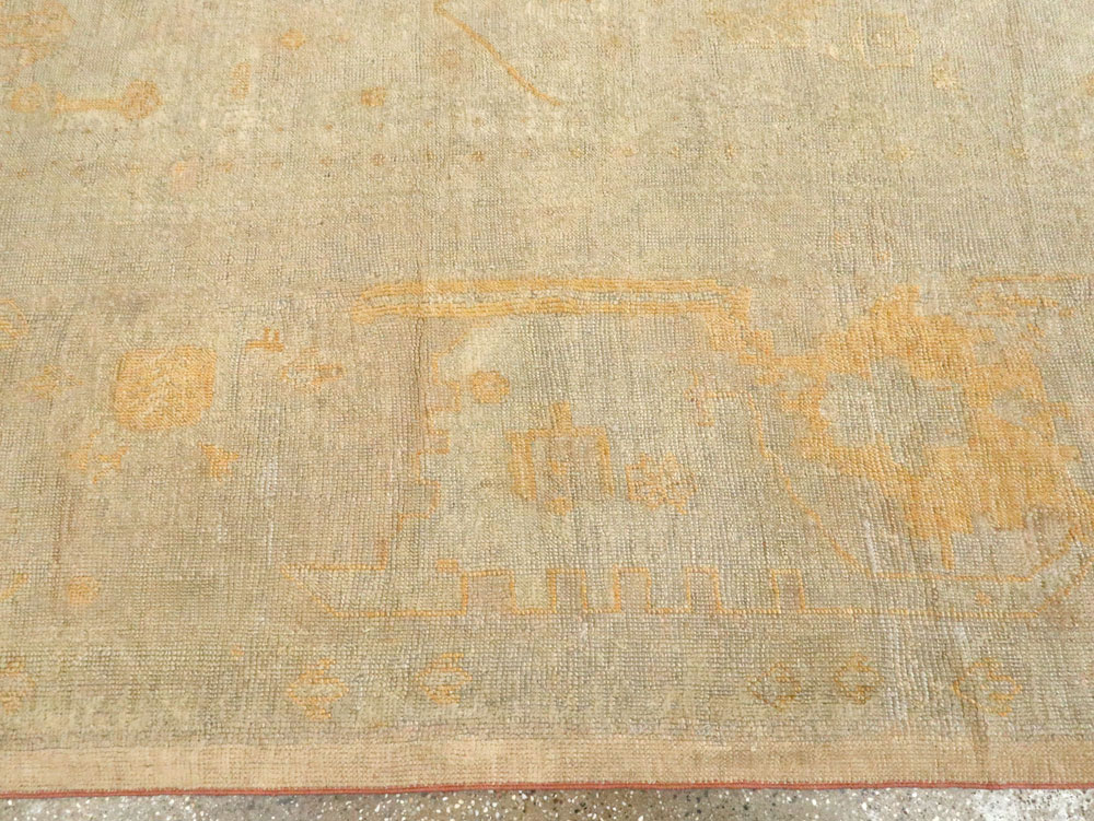 Antique Turkish Oushak Oversize Carpet, No.15605 - Gsblank