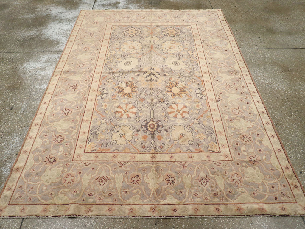 Vintage European Oushak Carpet, No.15626 - Gsblank