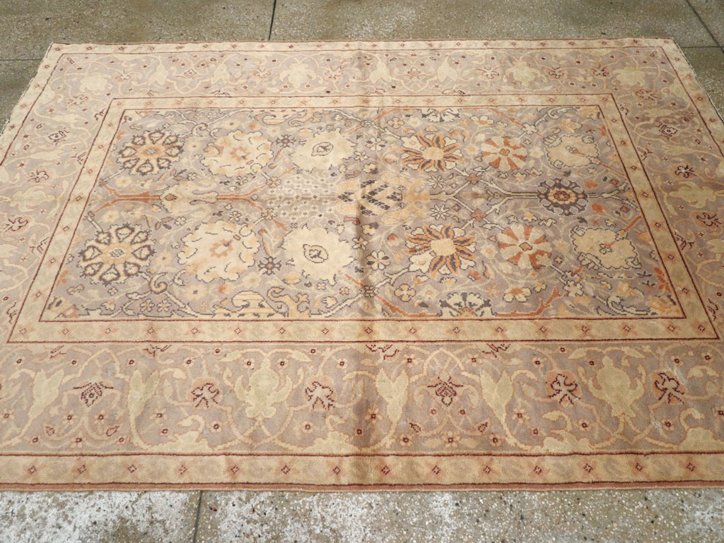 Vintage European Oushak Carpet, No.15626 - Gsblank