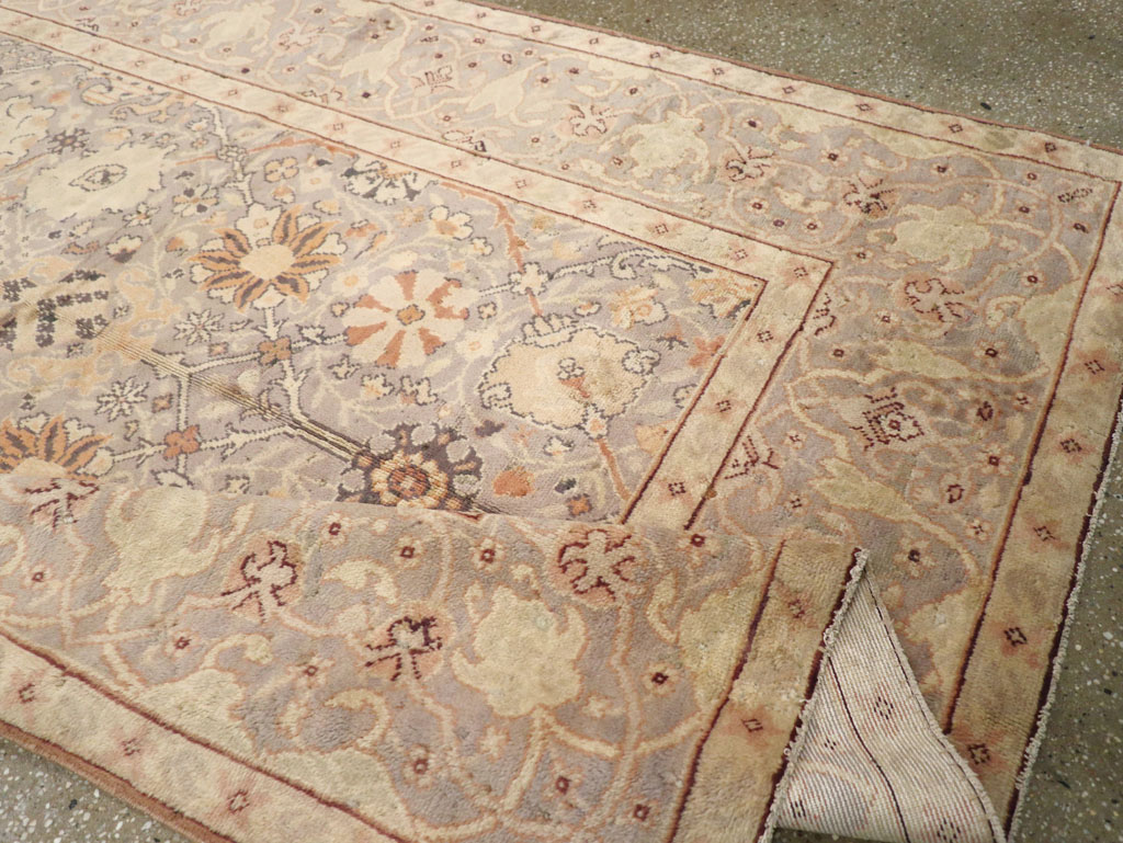 Vintage European Oushak Carpet, No.15626 - Gsblank