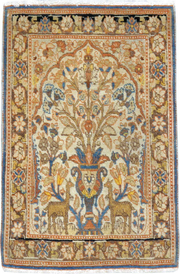 Antique Persian Tabriz Hagi Jalili Rug, No.15632 - Gsblank