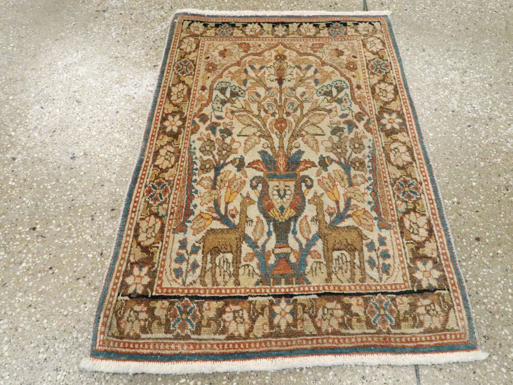 Antique Persian Tabriz Hagi Jalili Rug, No.15632 - Gsblank