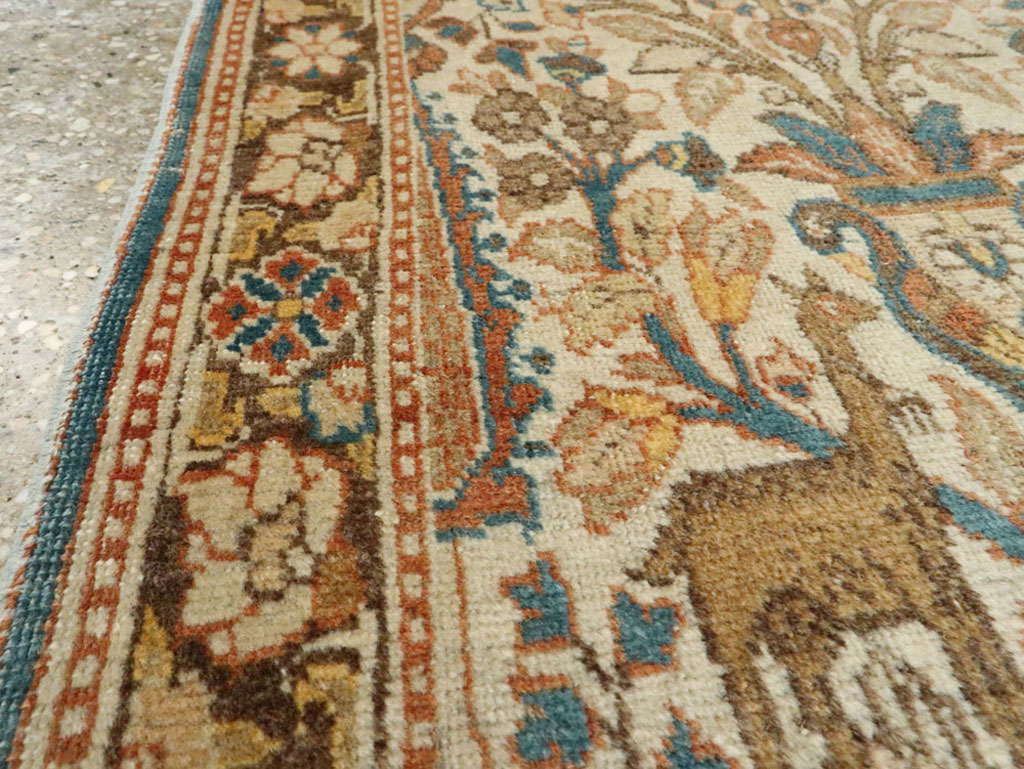 Antique Persian Tabriz Hagi Jalili Rug, No.15632 - Gsblank