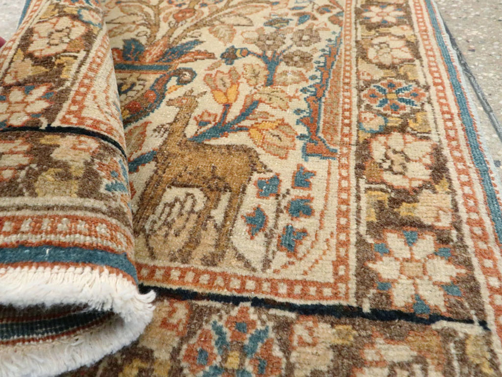 Antique Persian Tabriz Hagi Jalili Rug, No.15632 - Gsblank