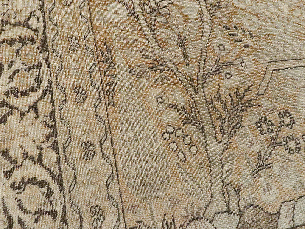 Antique Persian Tabriz Rug, No.15633 - Gsblank