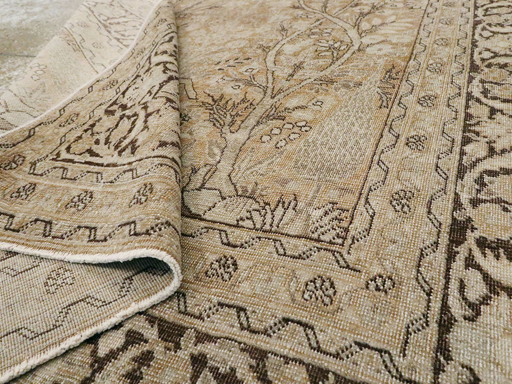 Antique Persian Tabriz Rug, No.15633 - Gsblank