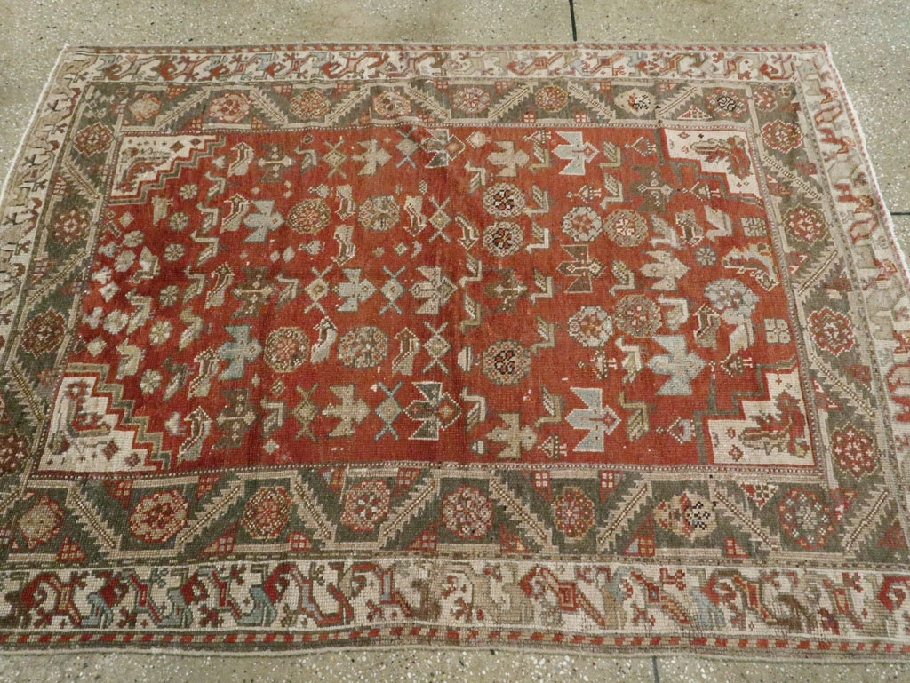Vintage Persian Afshar Rug, No.15647 - Gsblank