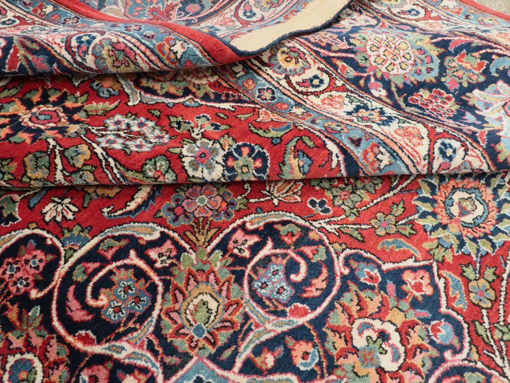 Vintage Persian Kashan Carpet, No.15653 - Gsblank