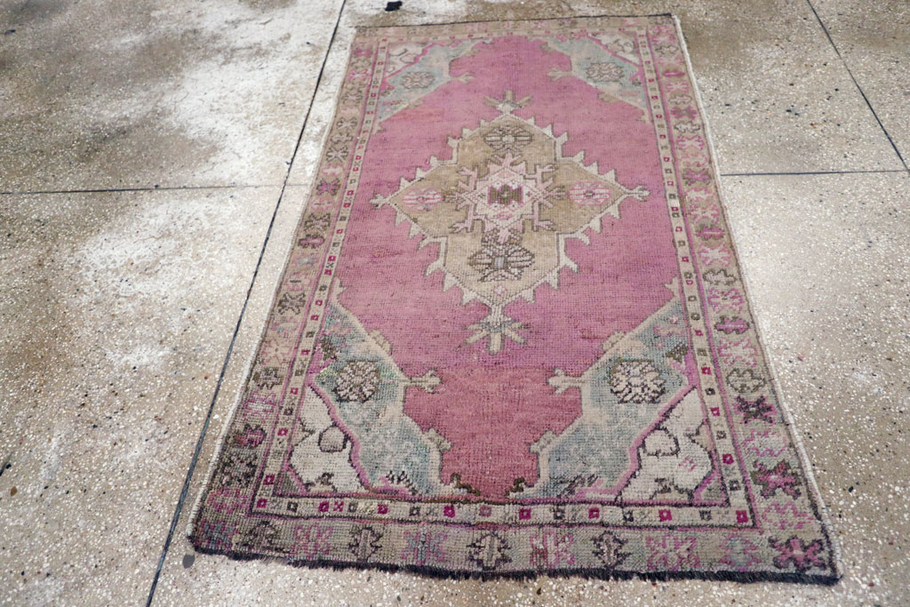 Antique Turkish Oushak Rug, No.15696 - Gsblank
