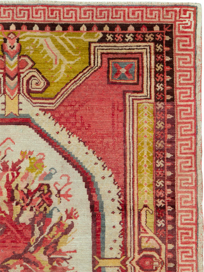 Antique Turkish Ghiordes Rug, No.15708 - Gsblank