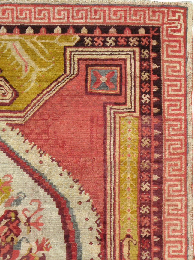 Antique Turkish Ghiordes Rug, No.15708 - Gsblank
